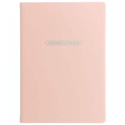 Letts Pastel A5 Address Book Peach Home Office Stationery