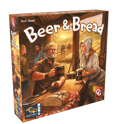 Capstone Games Beer & Bread Board Card Game Kids 10y+