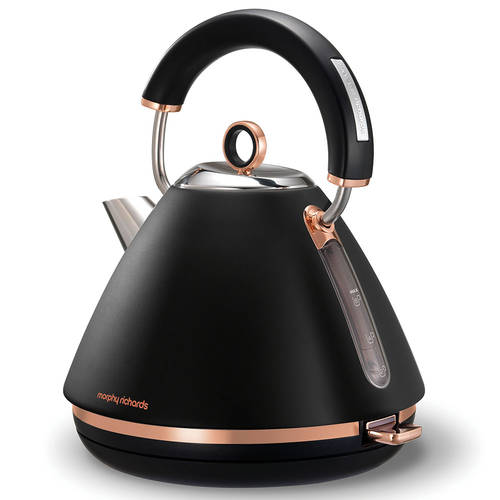 Morphy Richards 1.5L Black Accents Pyramid Kettle