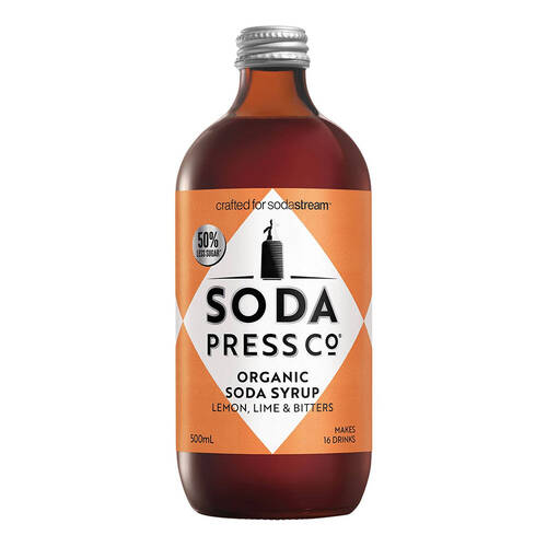 Soda Press Co Organic Soda Syrup 500ml - Lemon Lime & Bitters