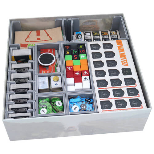 Folded Space Game Box Inserts Organiser For Rallyman Dirt RPG