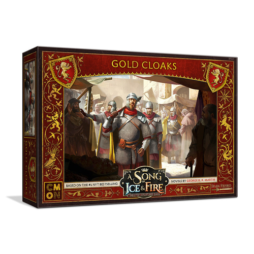 Cmon A Song Of Ice & Fire Tabletop Miniatures Game Figure Gold Cloaks 14y+