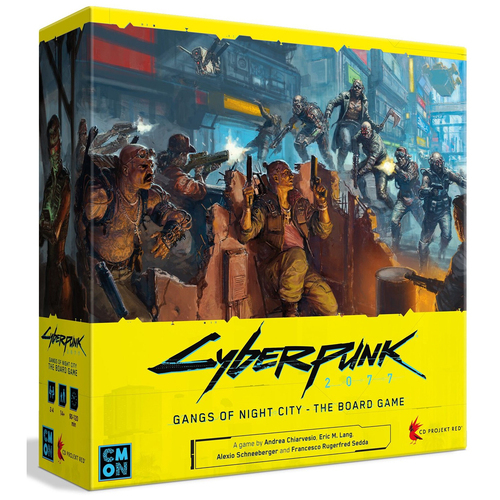 CMON Cyberpunk 2077 Gangs of Night City Board Game 14y+