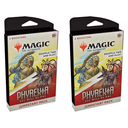 2PK Magic the Gathering Phyrexia All Will Be One Jumpstart 2 Boosters Set 13y+
