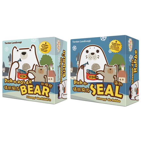 Jolly Thinkers Pick-a-Polar Bear and Pick-a-Seal Jolly Pets Card Game Kids 8y+