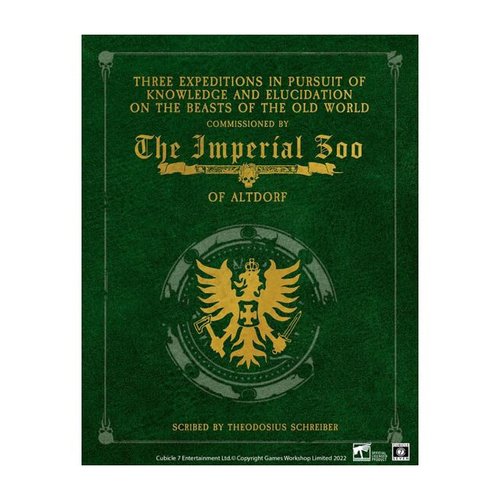 Cubicle 7 Warhammer Fantasy Roleplay The Imperial Zoo Collectors Ed Game
