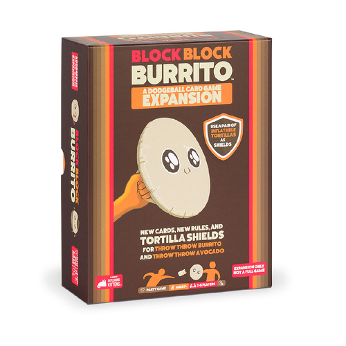 Exploding Kittens Block Block Burrito Exp For Throw Throw Burrito Game 7y+