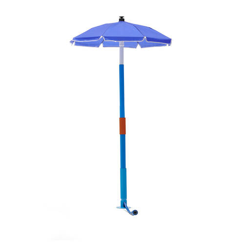 Plum Play Kids Outdoor Water Park Umbrella Fountain Activity/Toy Blue