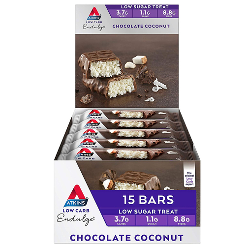 15pc Atkins Low Carb 40g Endulge Bar - Chocolate Coconut