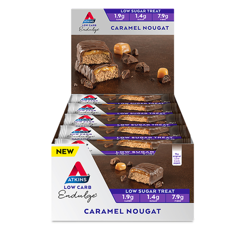 15pc Atkins Low Carb 35g Endulge Bar - Caramel Nougat