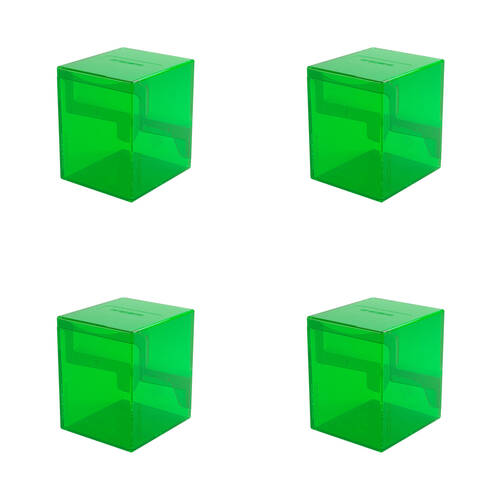 4PK Gamegenic Bastion 100+ Card Deck Box Organiser XL - Green