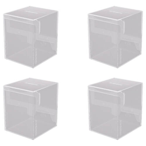 4PK Gamegenic Bastion 100+ Card Deck Box Organiser XL - White