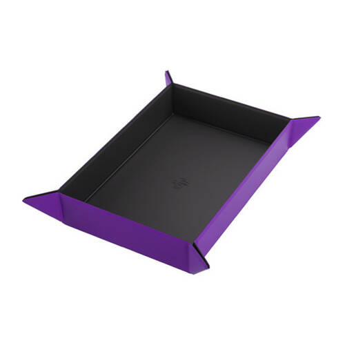 Gamegenic Magnetic Dice Tray Rectangular 279x209mm Black/Purple