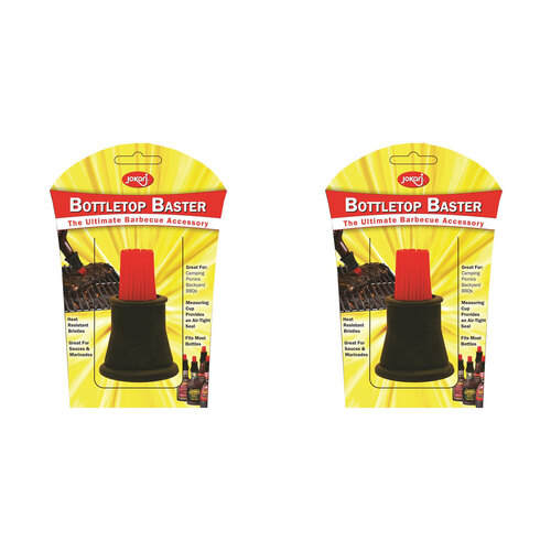 2PK Jokari Bottletop Baster Brush Cooking Accessory 9.5cm