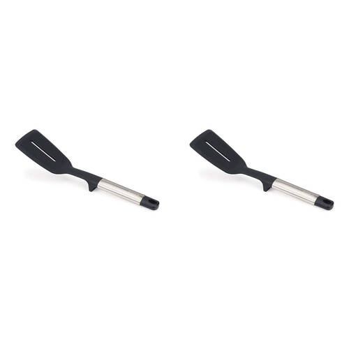 2PK Joseph Joseph Elevate Silicone Steel Slotted Turner 30.5cm - Black