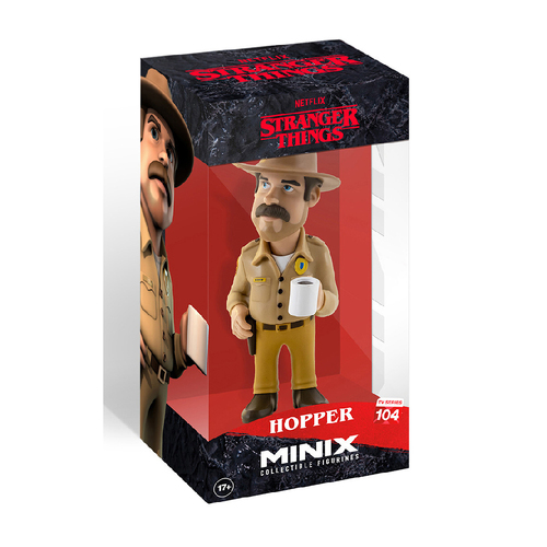 Minix Stranger Things Hopper 12cm Vinyl Action Figure Toy