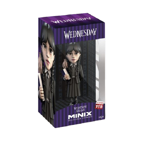 Minix Wednesday w/ Thing 12.7cm Vinyl Action Figure Toy