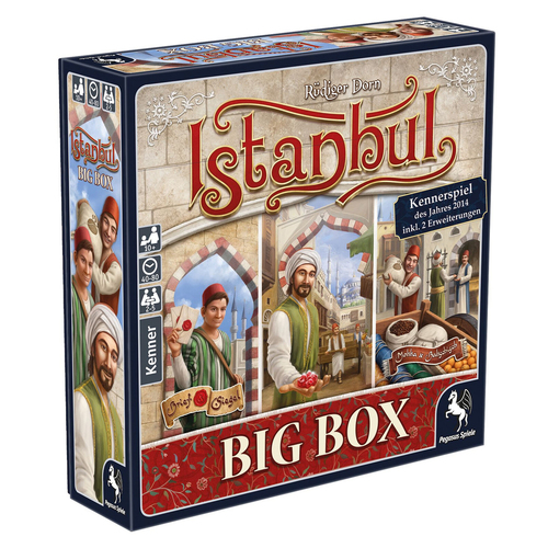 Pegasus Spiele Istanbul Big Box Kids Tabletop Board Game 10y+