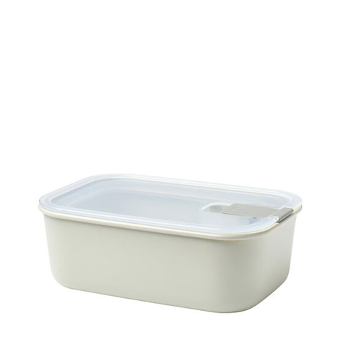 Mepal Food Storage Box w/ EasyClip Lid Rectangle 1L - Nordic White