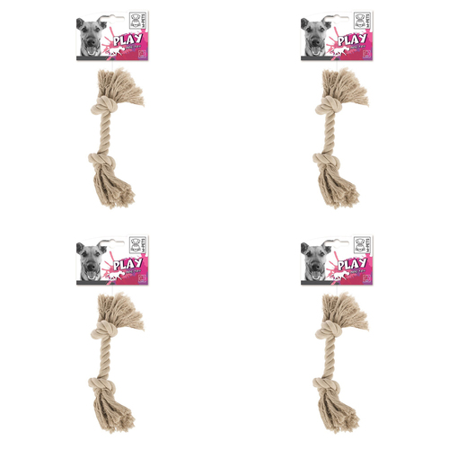 4PK M-Pets 26cm Rope Dog/Puppy Interactive Fun Pet Fetch/Exercise Chew Teething Toy