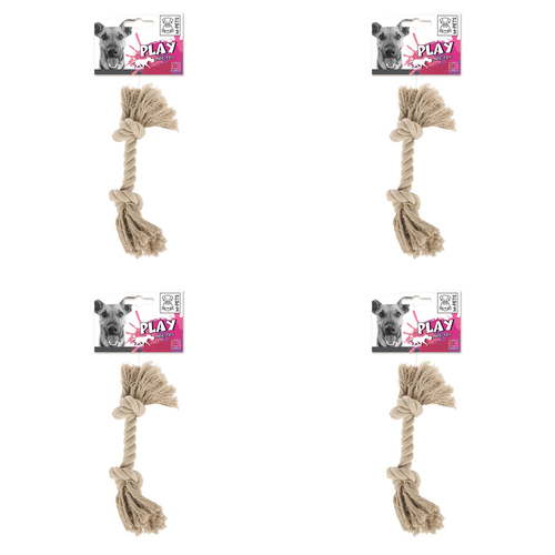 4PK M-Pets 37cm Rope Dog/Puppy Interactive Fun Pet Teaser/Exercise Chew Teething Toy
