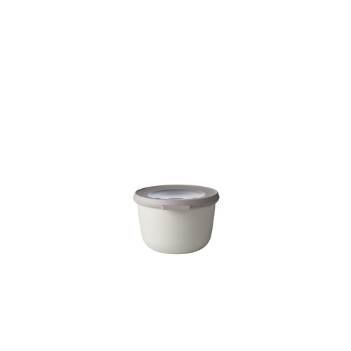 Mepal Multi Cirqula Food Bowl w/ Lid Round 500ml/17oz - Nordic White