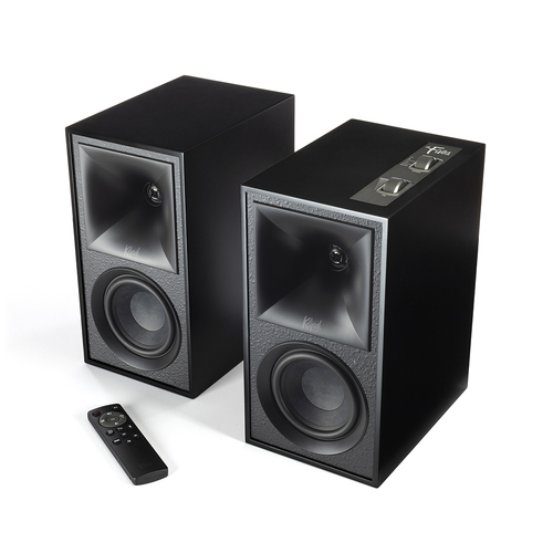 2pc Klipsch The Fives Powered Monitor/Bookshelf Speakers Wireless/Bluetooth Matte Black 
