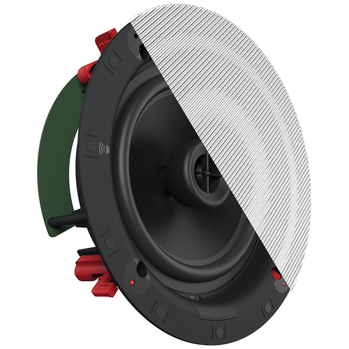 Klipsch DS-180CDT 8" In-Ceiling Speaker w/ Pivoting Woofer & Tweeter White