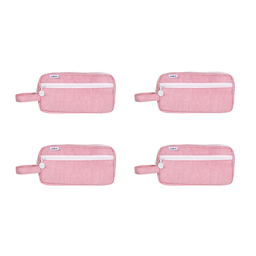 4PK Celco Pencil Case Functional and Stylish Pastel Pink