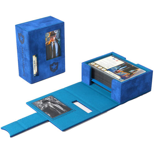 Gamegenic Arkham Horror Investigator Deck Box Tome Guardian - Blue