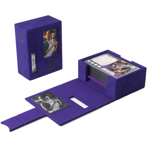 Gamegenic Arkham Horror Investigator Deck Box Tome Mystic - Purple