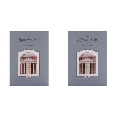 2PK Christian Lacroix AW Paper Table Lantern #2 Mr Jeffersons Folly 21cm