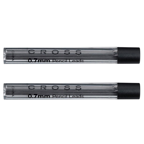 2x 15pc Cross Polymeric 0.7mm Pencil Lead Refills - Black