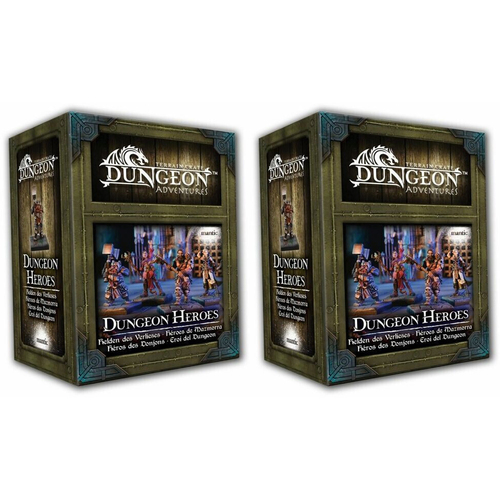 2PK 4pc Mantic Games Terrain Crate Dungeon Adventures Heroes TTRPG Figures