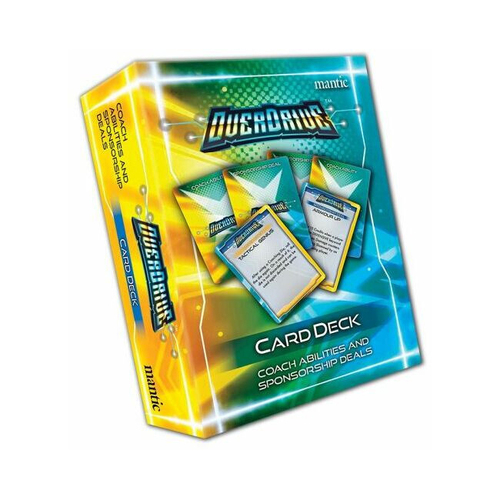 Mantic Games Overdrive Coach Abilities And Sponsorship Card Deck 14y+