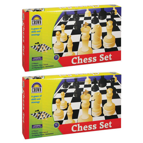 2PK Crown Chess Set