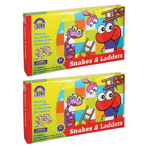 2PK Crown Snakes & Ladder Game