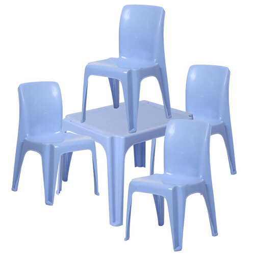 Tuff Play Kids Furniture Tinker Table & Chairs Set - Bubblegum Purple