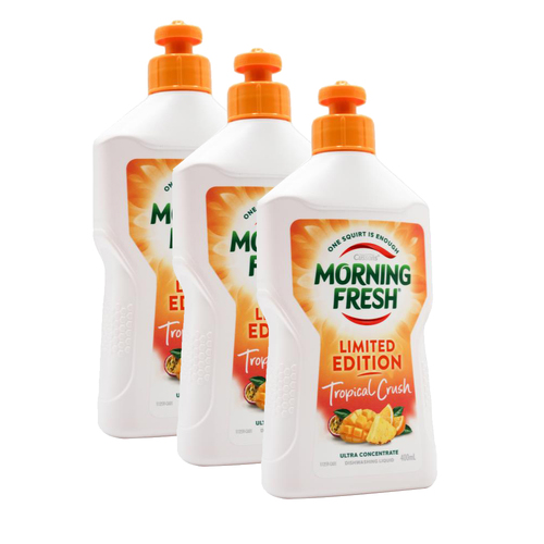 3PK Morning Fresh 400ml Dishwashing Liquid Tropical Crush