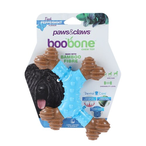 Paws & Claws BooBone 4 Way Dental Bone - Peppermint
