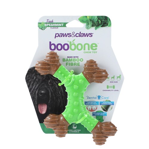 Paws & Claws BooBone 4 Way Dental Bone - Spearmint