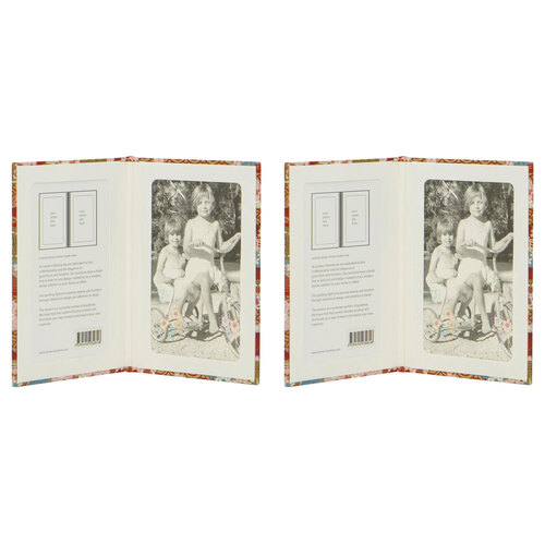 2PK Lantern Studios Japanese 6x4'' Portrait Photo Bi Frame Red Temple