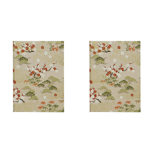 2PK Lantern Studios Japanese 6x4'' Portrait Photo Bi Frame Vanilla Garden