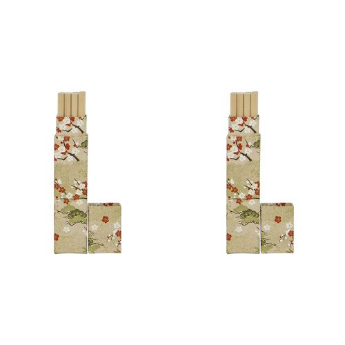 2x 12pc Lantern Studios Japanese Coloured Pencil w/Canister Set Vanilla Garden
