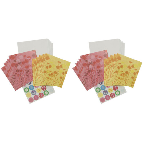 2PK Lantern Studios Notecards Office/School Stationery Sunflowers