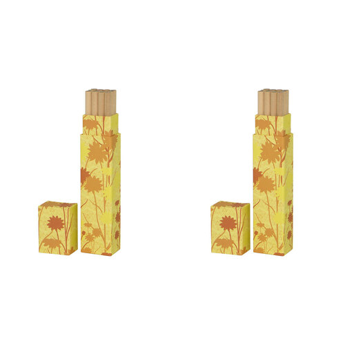 2x 12pc Lantern Studios Coloured Pencil w/ Cannister Set Sunflowers