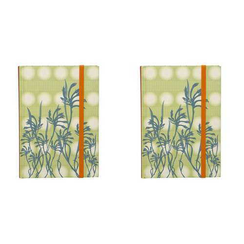 2PK Lantern Studios Botanica A6 Journal Stationery Hardcover - Kanga Paw