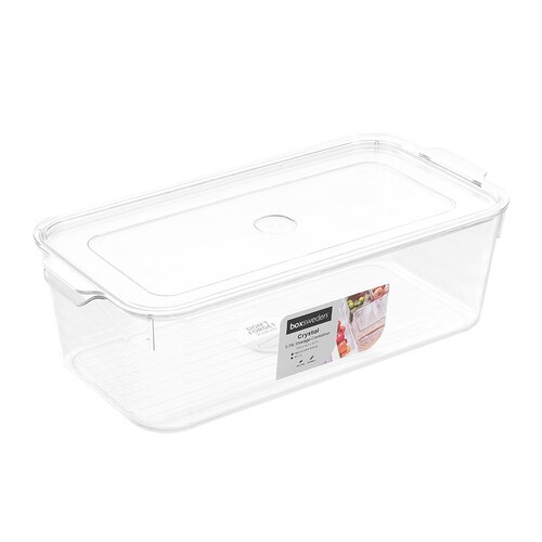 Boxsweden Crystal 3.75L/33.5cm Storage Container w/ Lid - Clear