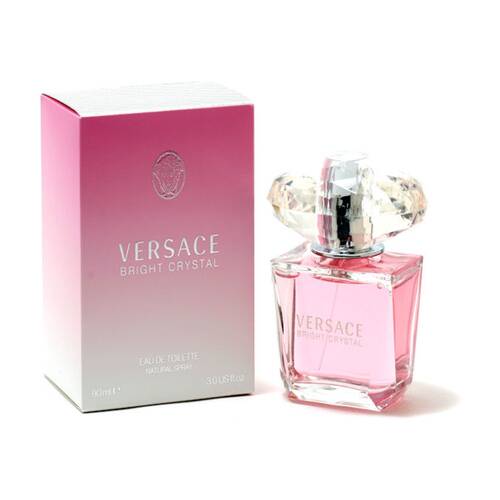 Versace Bright Crystal Womens Fragrance EDT Eau De Toilette Spray Bottle 90mL