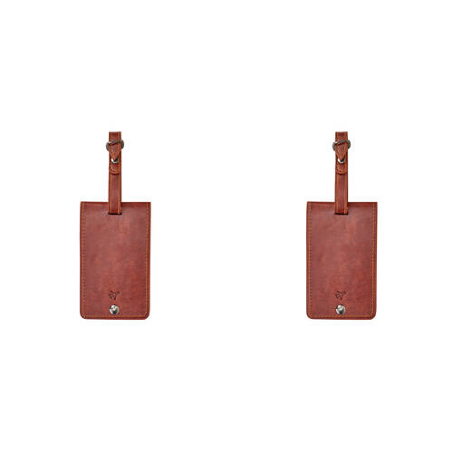 2PK Annabel Trends Gentlemans Luggage Tag Suitcase Identifier 12cm